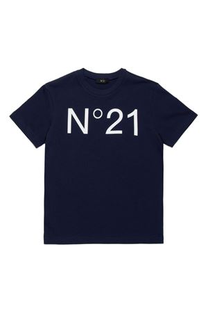 tshirt in cotone blu N°21 KIDS | N21173N01530N821